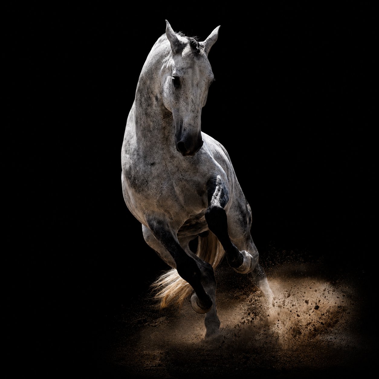 Pura Sangre Lusitano al galope
